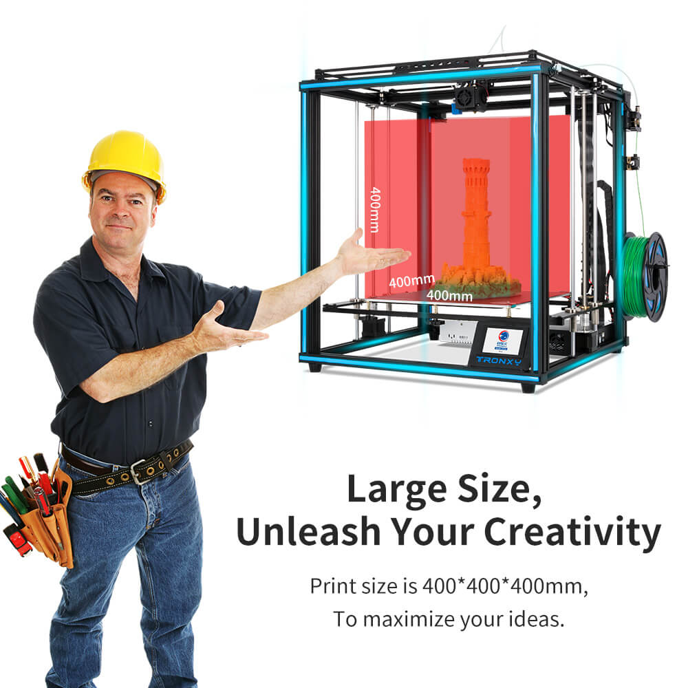 3D Printing Online Service - Tronxy X5SA Impressora 3D Cama Tamanho