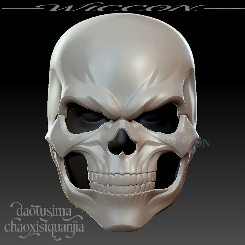 Máscara de Caveira em Polilact - 3D Printing Mask avaliação e preço