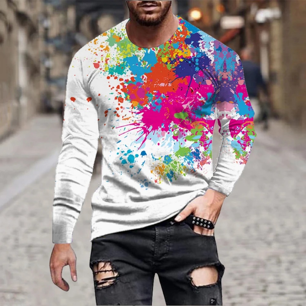 Camiseta masculina com estampa - 3D Printing Custom avaliação e preço