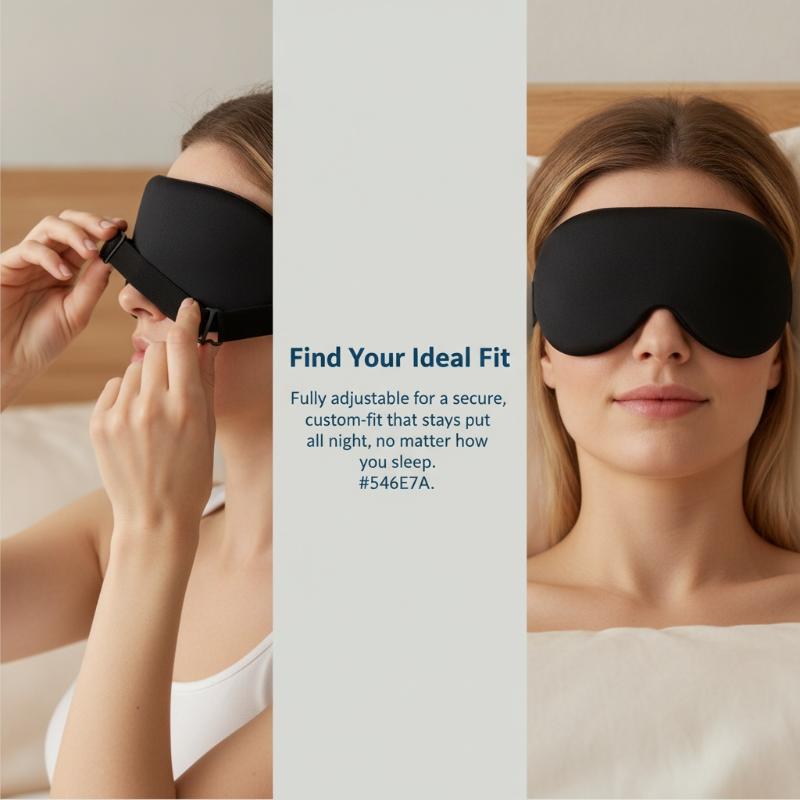 Máscara de Olhos 3D Macia e Re - 3D Printing Mask avaliação e preço