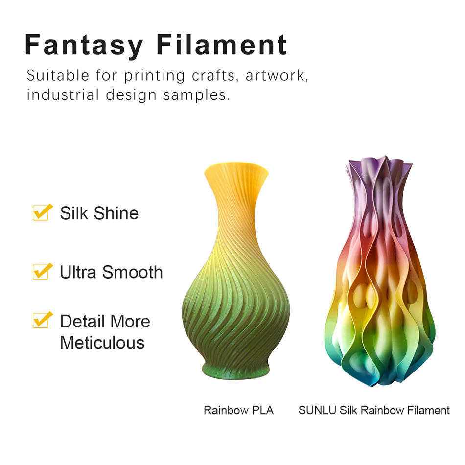 Sunlu-filamento para seda pla  - 3D Printing Nylon avaliação e preço